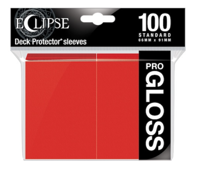 (image for) Eclipse Pro Gloss Standard Apple Red Sleeves (100)